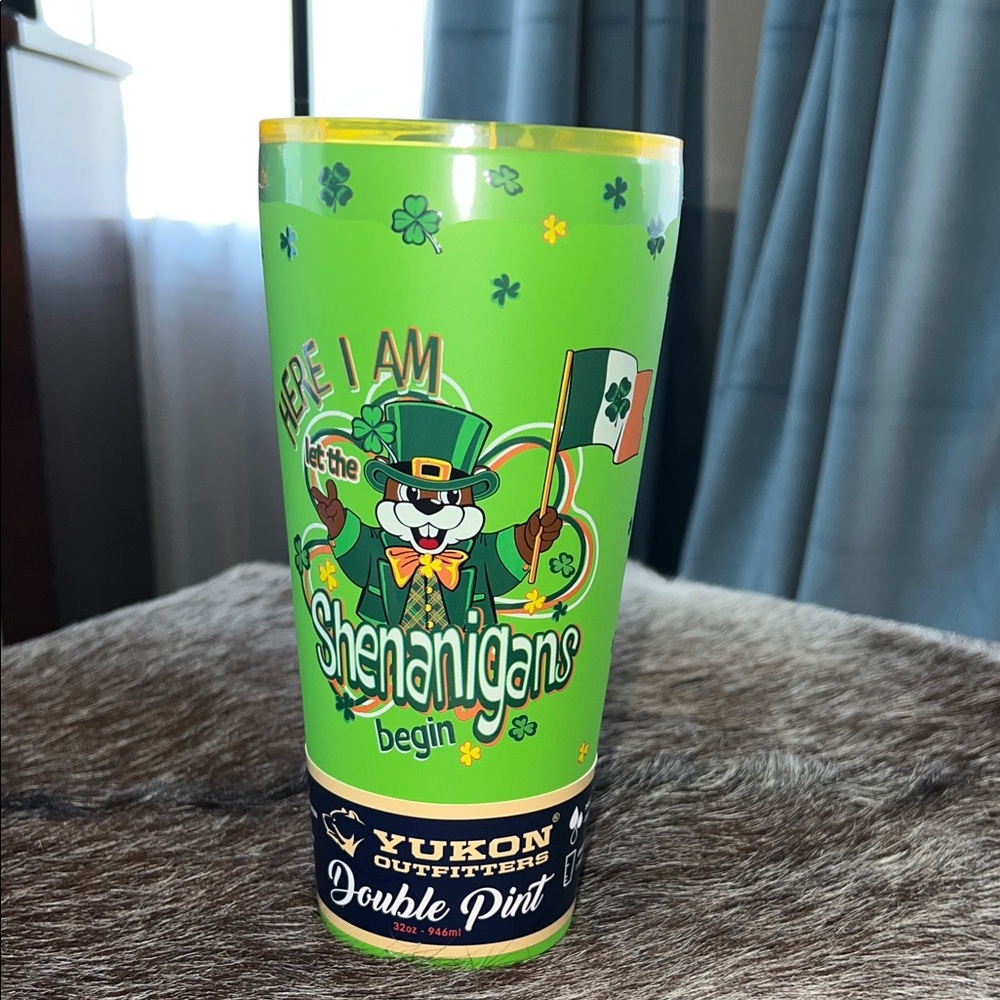 Yukon Outfitters Green Double Pint Tumbler